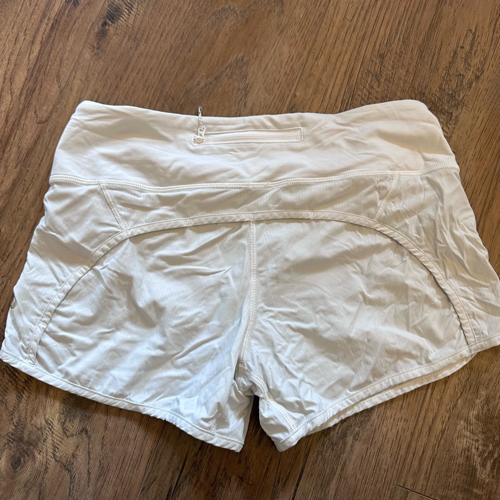 lululemon athletica white Athletic Shorts